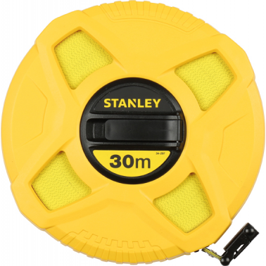 CINTA METRICA CERRADA FIBRA DE VIDRIO STANLEY 30M