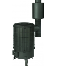 CONJ.ESTUFA LEÑA Nº4+TE 90º C/TAPON