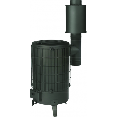 CONJ.ESTUFA LEÑA Nº4+TE 90º C/TAPON