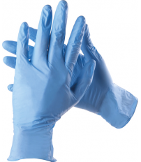 GUANTE ECOBLUE DES.NITRILO AZUL T-L C100