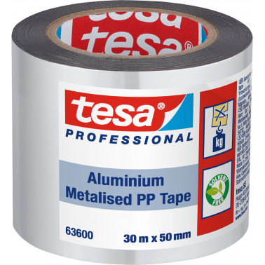 CINTA PP EFEC ALUMINIZADO 63600-30MX50MM