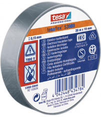 CINTA AISLANTE 53988-20MX19MM GRIS