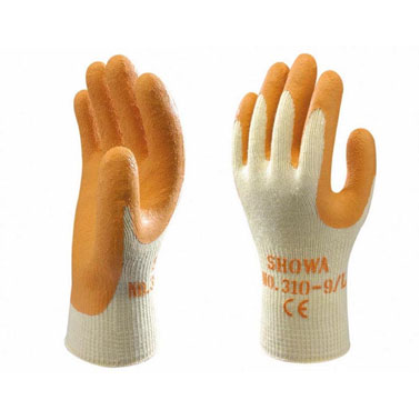 GUANTE CAUCHO  SHOWA 310N T-10 NARANJA