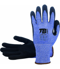 GUANTE NYLON NITRILO 413RF TFLN T07 AZUL
