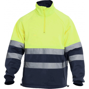 SUDADERA CHILL HV YELLOW/NAVY T-L