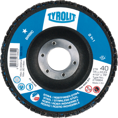 DISCO LAMINA 27A-125X22,2 ZA120-B 719788