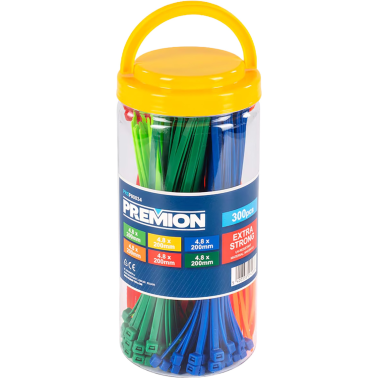 BRIDA NYLON MULTICOLOR 4,8X200 BOTE 300U