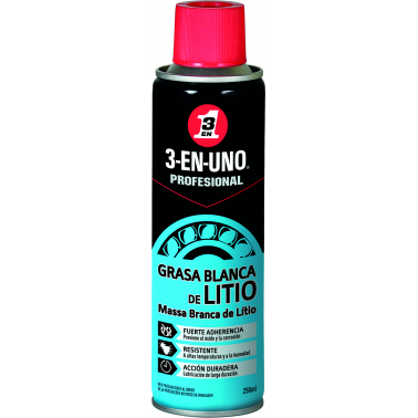 GRASA 3 EN 1 SPRAY 250ML BCO LITIO 34083
