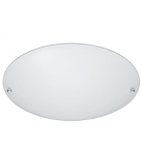 6196011-01 PLAFON REDONDO CRISTAL OPAL BLANCO E27