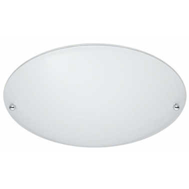 6196011-01 PLAFON REDONDO CRISTAL OPAL BLANCO E27