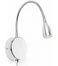 40994 APLIQUE LED LECTOR ARTICULADO CROMO 3W 3000K