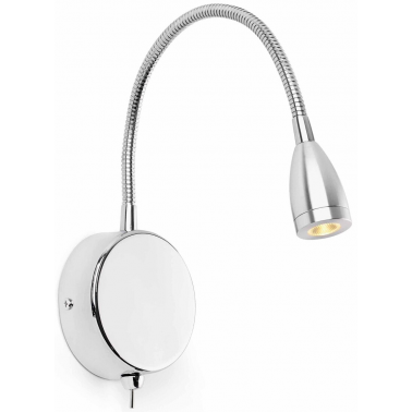 40994 APLIQUE LED LECTOR ARTICULADO CROMO 3W 3000K