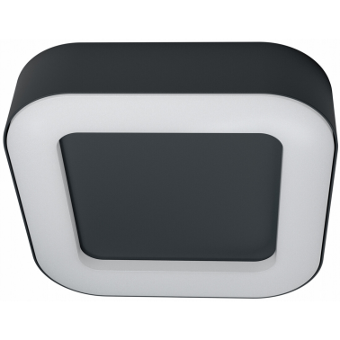 205253 PLAFON LED SQUARE 13W 3000K NEGRO IP44 LEDVANCE