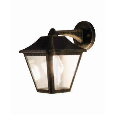 206229 APLIQUE LED TRADITION UP ALU E27 IP44 ORO