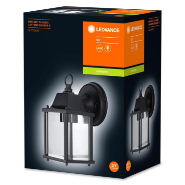 206625 APLIQUE LATERN ALU E27 IP44 225mm LEDVANCE