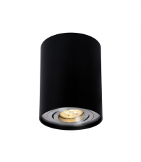 SLIP004003 APLIQUE TECHO REDONDO GU10 10W NEGRO