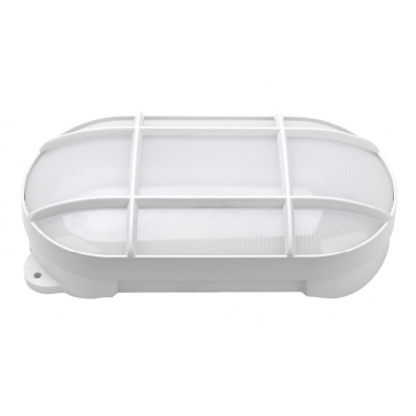 200205001 APLIQUE LED OVALADO CERCIS CON REJILLA 15W 6500K BLANCO GSC