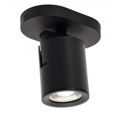 10294 FOCO ALUMINIO TONIK 1xGU10 NEGRO JUERIC