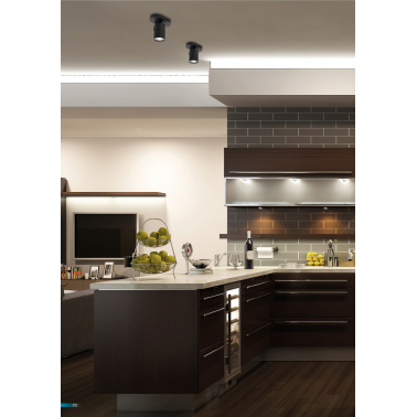 10294 FOCO ALUMINIO TONIK 1xGU10 NEGRO JUERIC