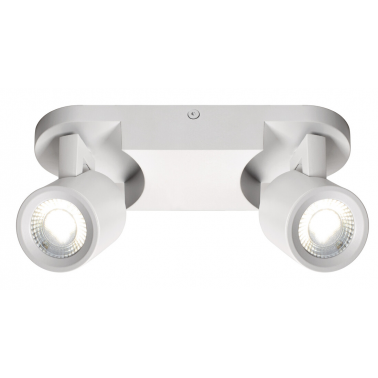 10295 REGLETA ALUMINIO TONIK 2xGU10 BLANCA JUERIC