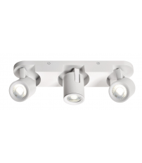 10297 REGLETA ALUMINIO TONIK 3xGU10 BLANCA JUERIC