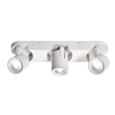 10297 REGLETA ALUMINIO TONIK 3xGU10 BLANCA JUERIC
