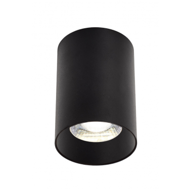 10302 FOCO SUPERFICIE ALUMINIO GU10 ERYX NEGRO