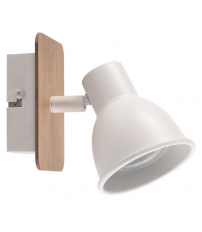 10305 FOCO MADERA MIKO 1xGU10 BLANCO
