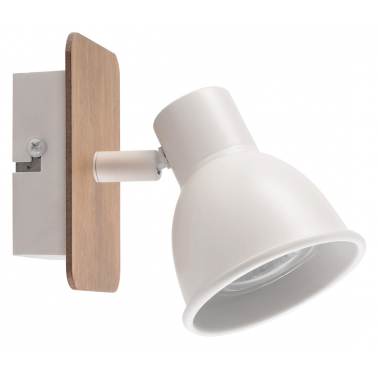 10305 FOCO MADERA MIKO 1xGU10 BLANCO