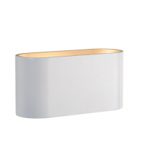 SLIP006001 APLIQUE BLANCO OVAL G9 SQUALLA