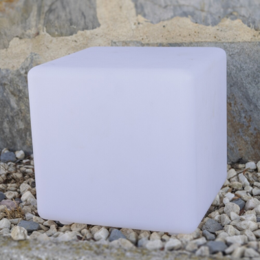 67063 CUBO DECO JARDIN LED DHARMA RGB 1W C/MANDO