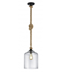 302900102 LAMPARA COLGANTE JUDITH NEGRA E27 TRIO