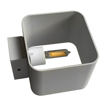 2076000 APLIQUE LED DE PARED CUADRADO BLANCO G9 4W 3000K