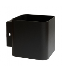 2076000-N APLIQUE LED DE PARED CUADRADO NEGRO G9 4W 3000K