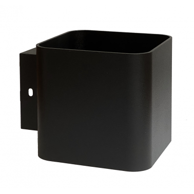 2076000-N APLIQUE LED DE PARED CUADRADO NEGRO G9 4W 3000K