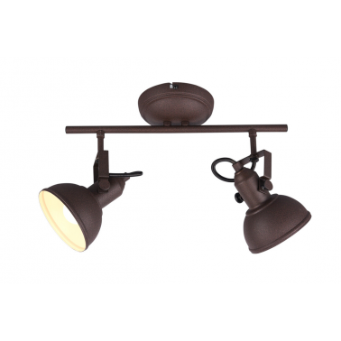 R80152024 REGLETA GINA 2xE14 OXIDO TRIO
