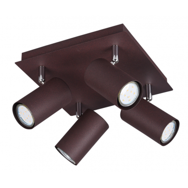 802430424 REGLETA 4 FOCOS MARLEY OXIDO GU10 TRIO