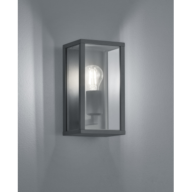 201860142 APLIQUE PARED CAJA ALUMINIO GARONNE E27 IP44 TRIO