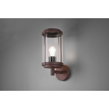 202360124 APLIQUE PARED ALUMINIO OXIDO TANARO E27 IP44 TRIO