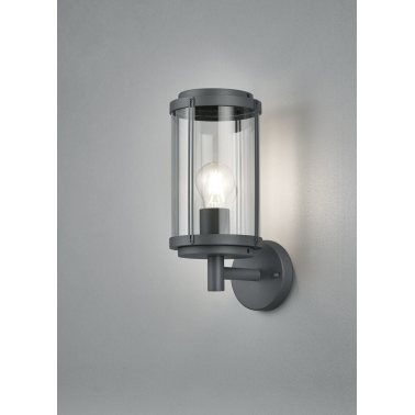 202360142 APLIQUE PARED ALUMINIO ANTRACITA TANARO E27 IP44 TRIO