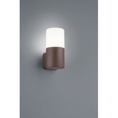 222260124 APLIQUE PARED ALUMINIO OXIDO HOOSIC E27 IP44 TRIO