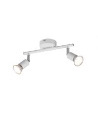 R80912031 REGLETA 2 FOCOS PARIS BLANCA GU10 TRIO