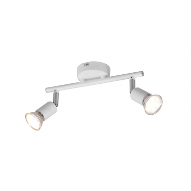 R80912031 REGLETA 2 FOCOS PARIS BLANCA GU10 TRIO