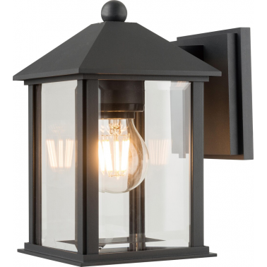 43211 APLIQUE DE EXTERIOR NEGRO ULES 1xE27 LEDESMA