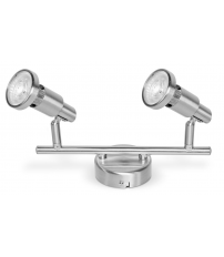 540545 REGLETA LED 2 FOCOS 2,6W NIQUEL 2700K LEDVANCE