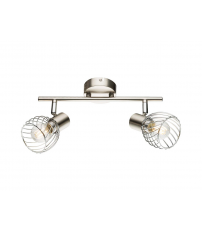 54809-2 REGLETA  METAL MATE  2XE14 TEXAS GLOBO