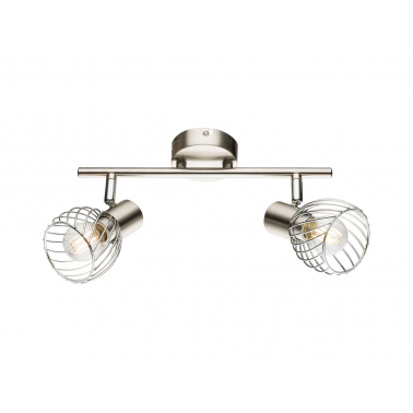 54809-2 REGLETA  METAL MATE  2XE14 TEXAS GLOBO