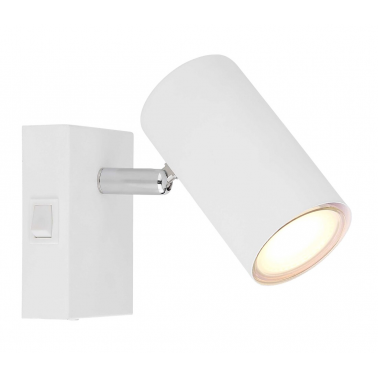 57911-1W  FOCO METAL BLANCO 1XGU10 25W ROBBY GLOBO
