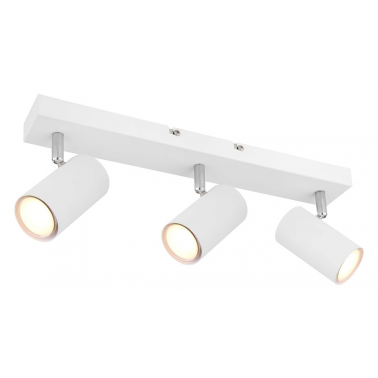 57911-3W REGLETA METAL BLANCO 3XGU10 25W ROBBY GLOBO