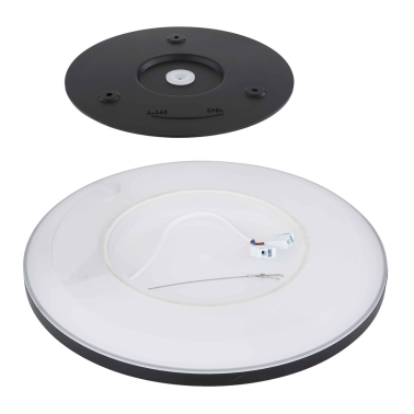 41562-18B  LAMPARA DE TECHO BLANCA 1XLED 18W 3000K IP44 SAPANA GLOBO